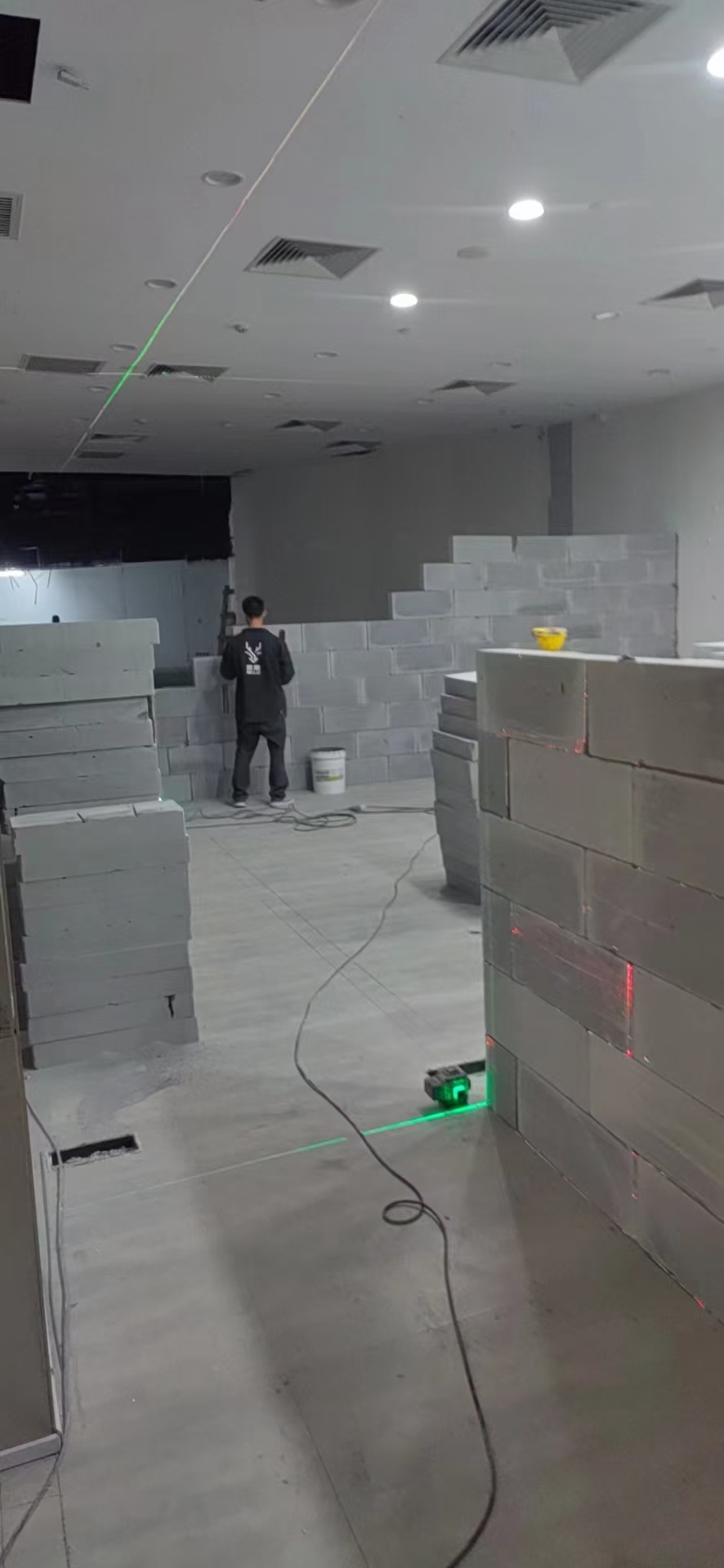 泡沫砖隔墙效果参考
